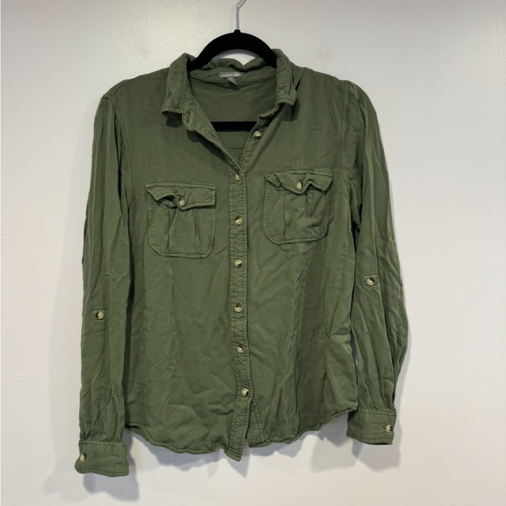 Green Charlotte Russe button down